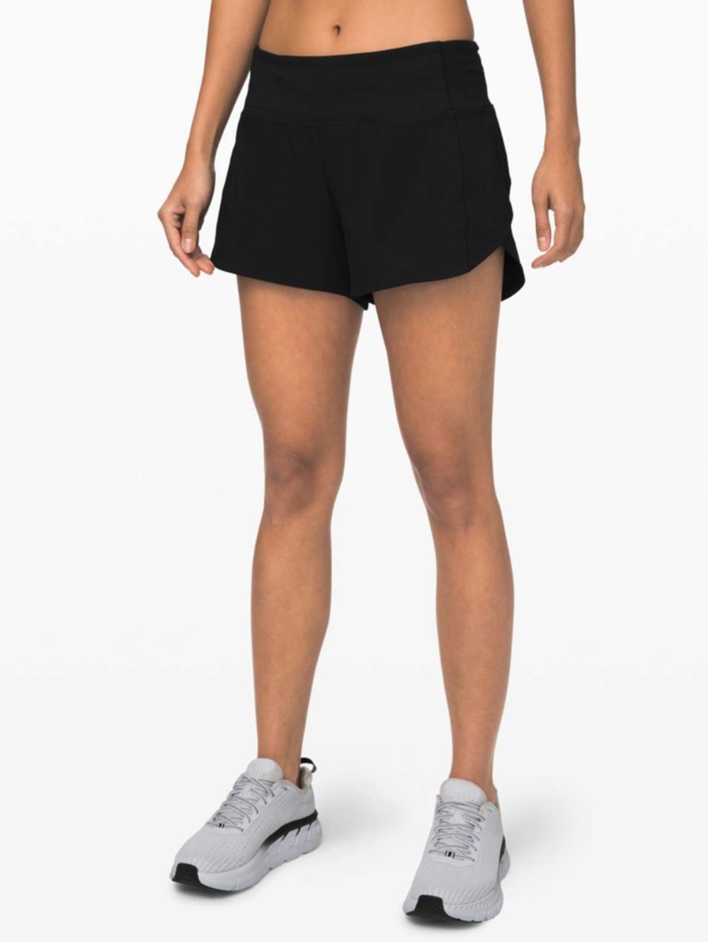 lululemon athletica Black Athletic Running Shorts